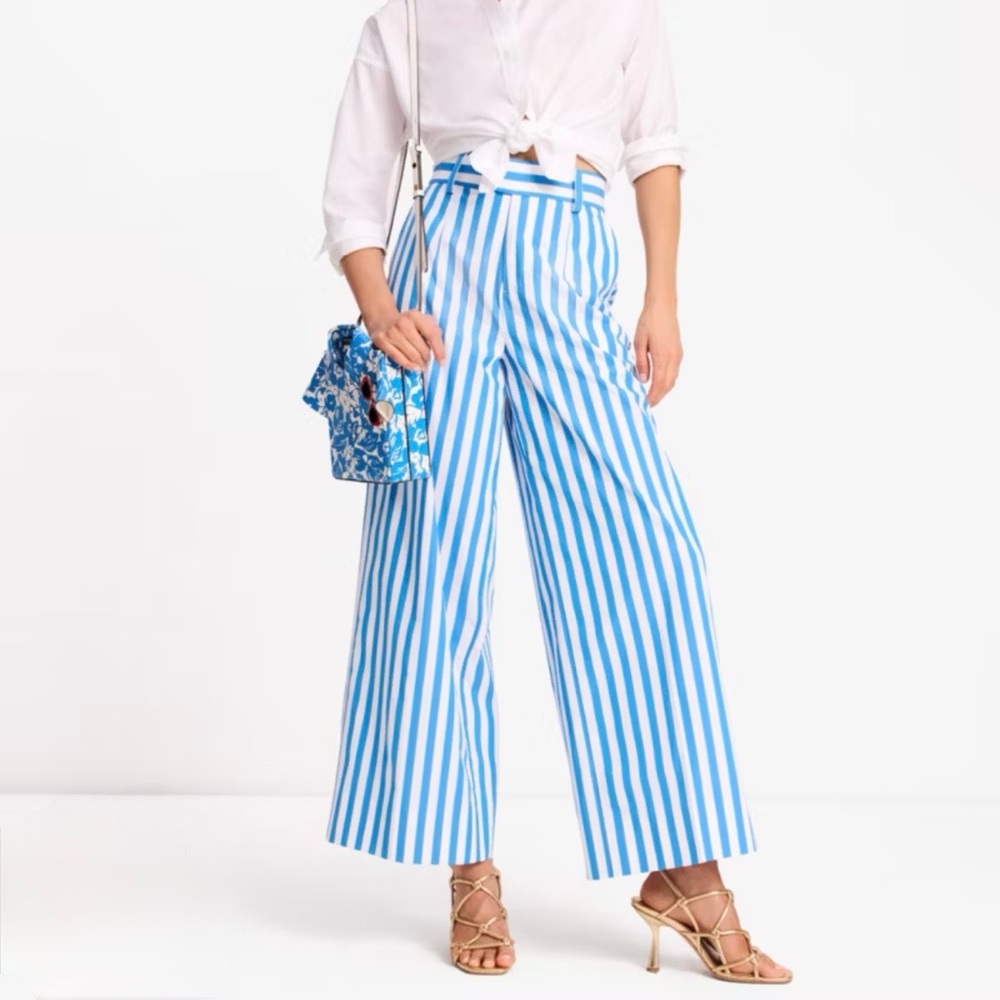 kate spade summer stripe pants